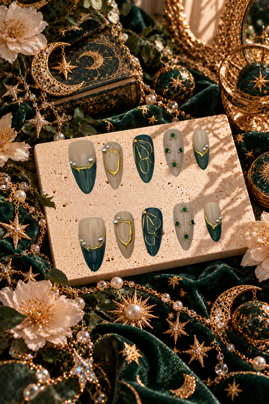 Royal Emerald Filigree